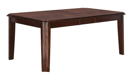 Pam Transitional Style Dining Table in Espresso finish Wood