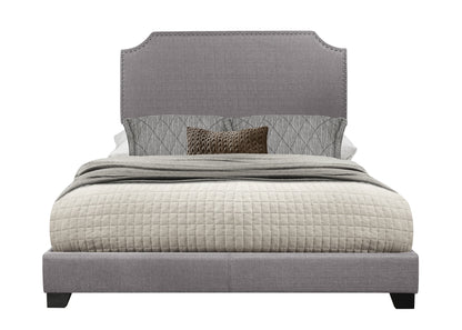 Miranda Gray King Upholstered Bed