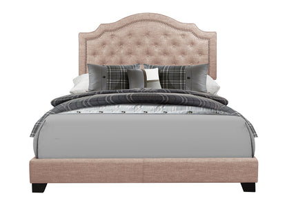 Sandy Beige Full Upholstered Bed