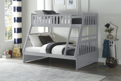 Orion Gray Twin/Full Bunk Bed