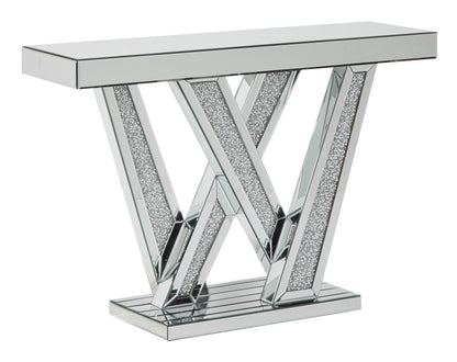 Delmere W-Shape Console Table