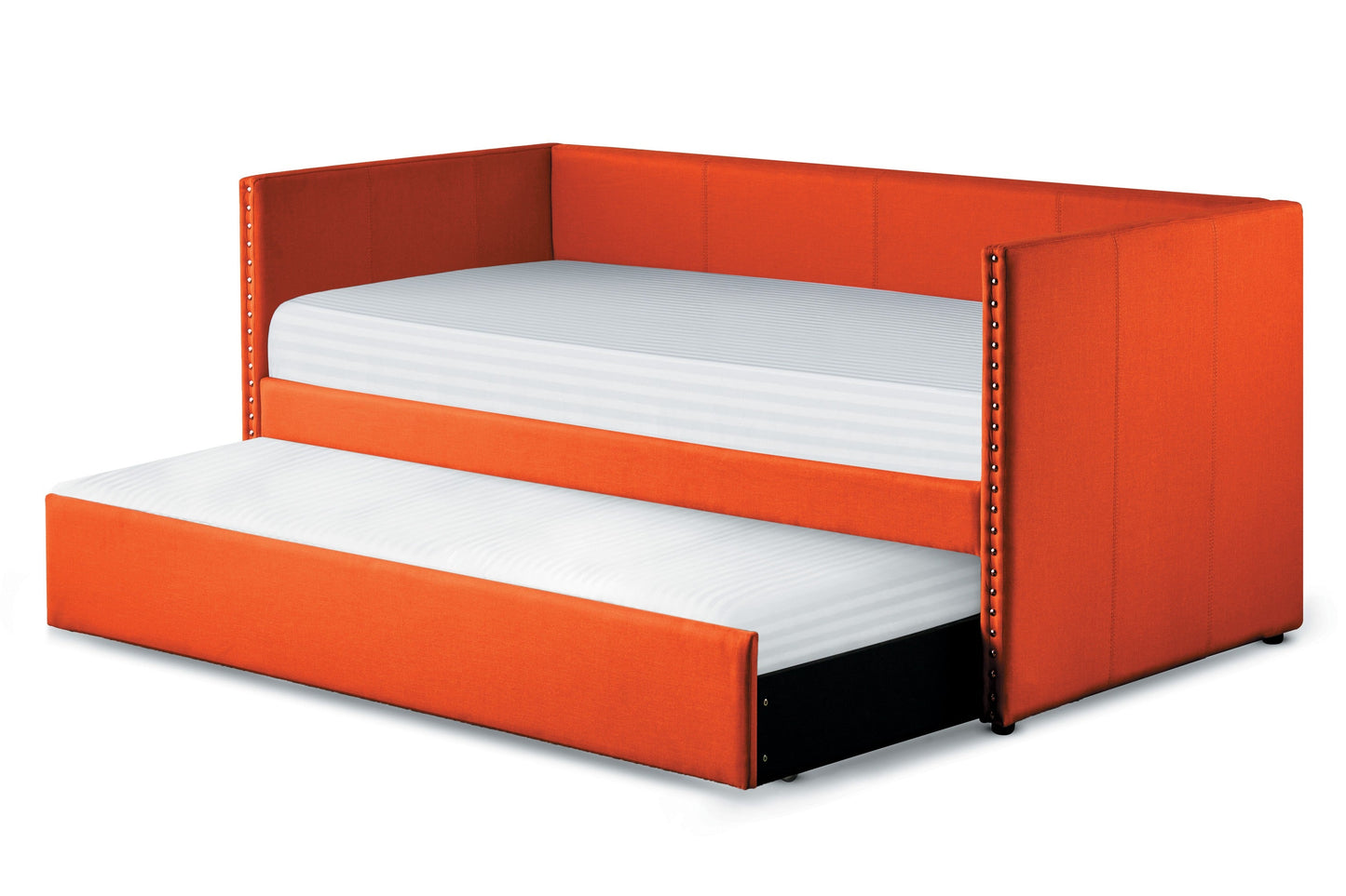 Therese Orange Daybed with Trundle