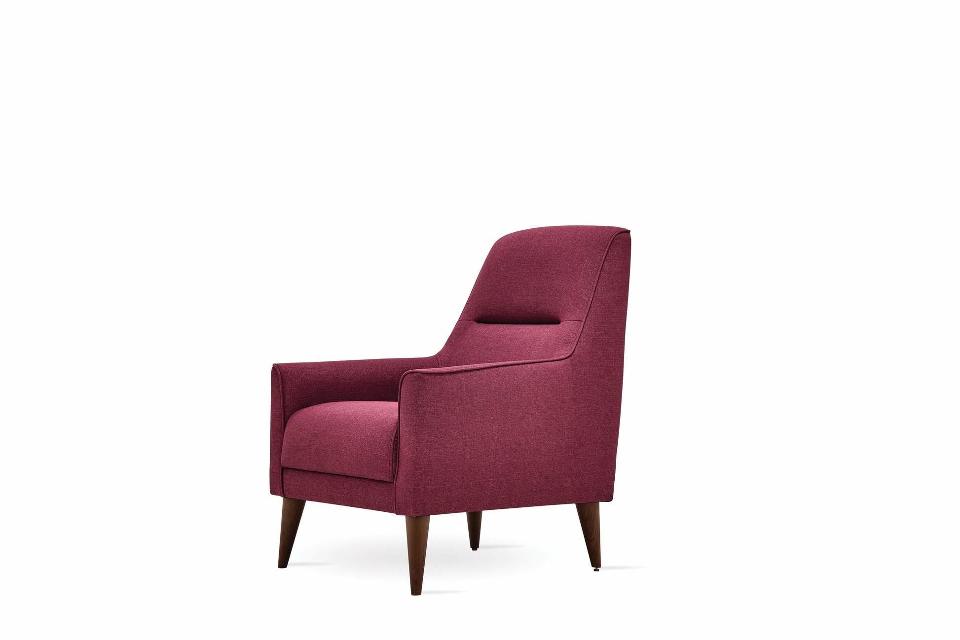 Alto Dark Pink Armchair - Mattress on Demand