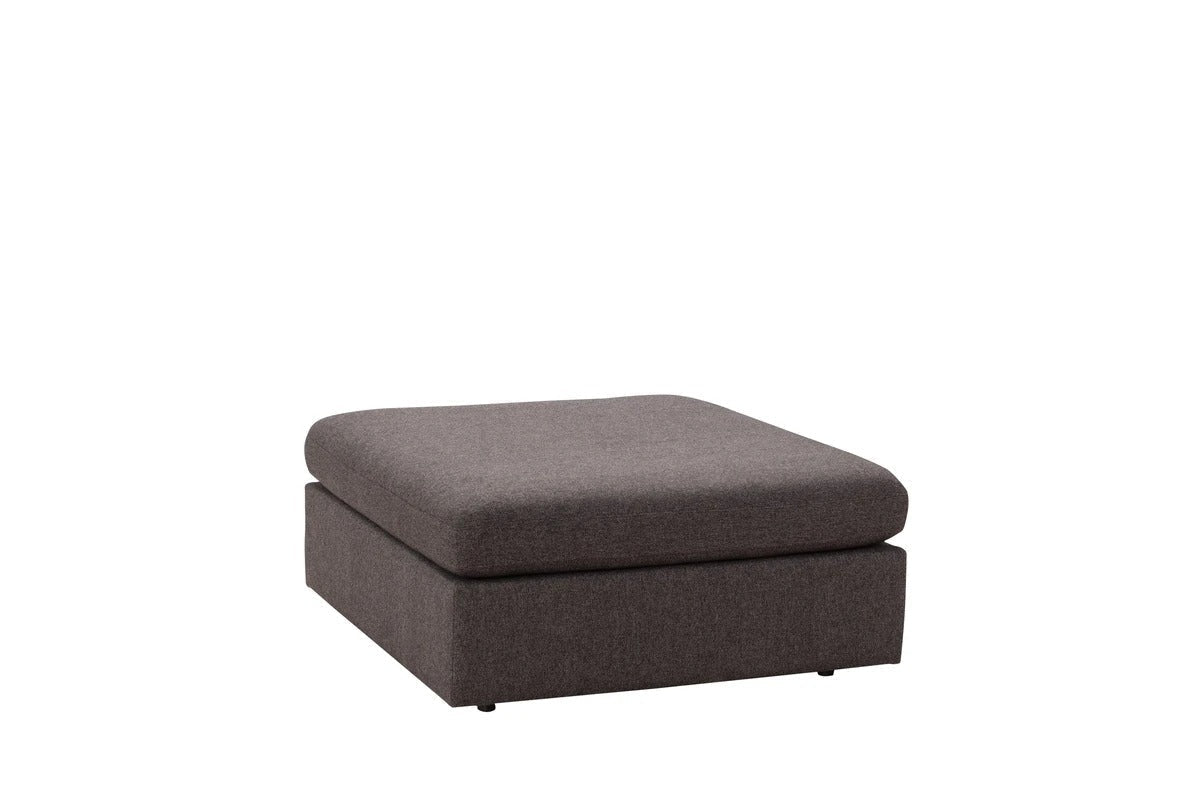 Arny Smoke Ottoman - Mattress on Demand