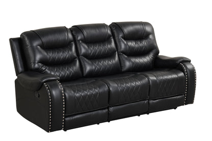 Ashley Black Oversized 3-Piece Reclining Living Room Set