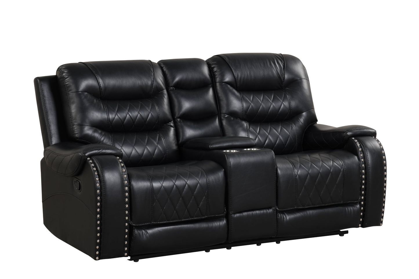 Ashley Black Oversized 3-Piece Reclining Living Room Set