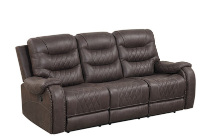 Ashley Chocolate Oversized 3-Piece Reclining Living Room Set