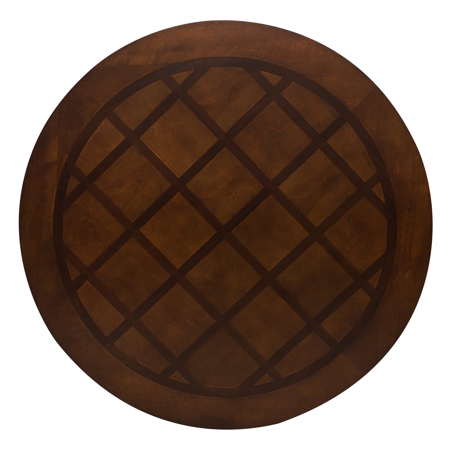 Lordsburg Brown Chery Round Dining Table