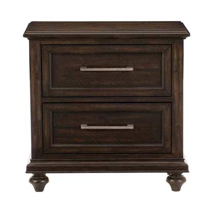 Cardano Driftwood Charcoal Nightstand