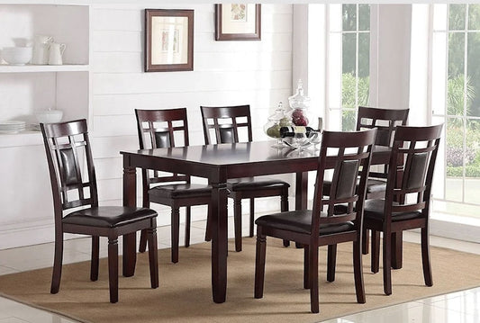 Danny Espresso 7-Piece Dining Room Set