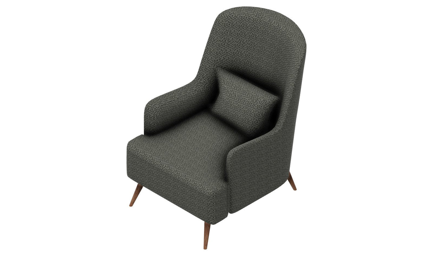 Dolce Black Armchair - Mattress on Demand