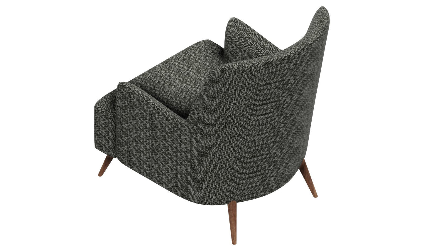 Dolce Black Armchair - Mattress on Demand