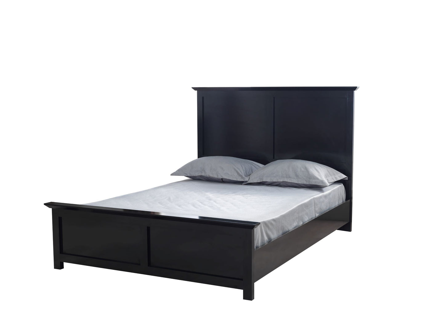 Erika Black 4-Piece Queen Bedroom Set - Mattress on Demand