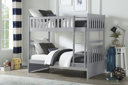 Orion Gray Twin/Twin Bunk Bed