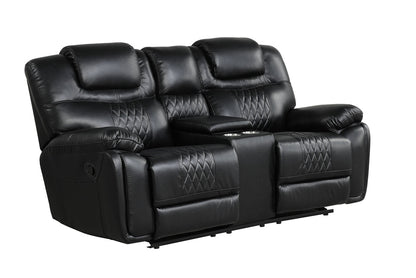 Galveston Black Reclining Living Room Set