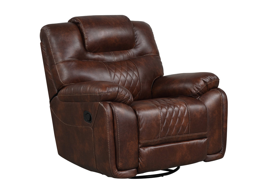 Galveston Brown Reclining Living Room Set