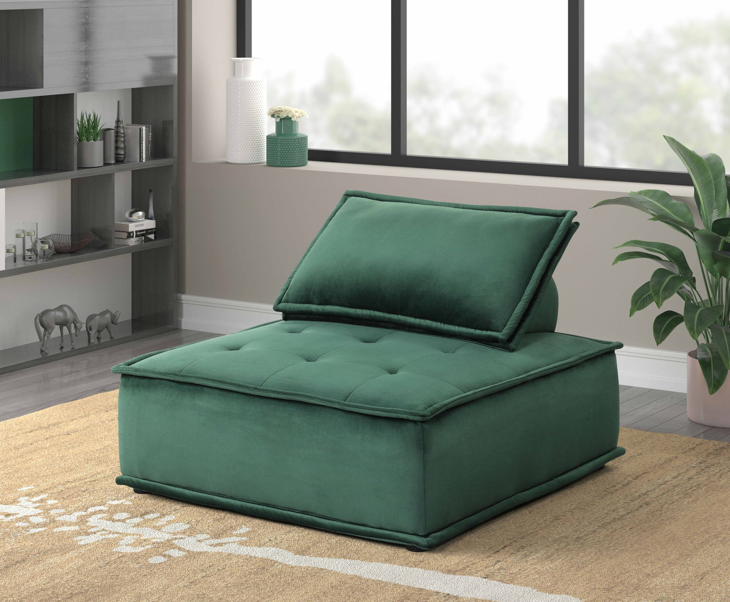 Happy Green Modular Accent Chair