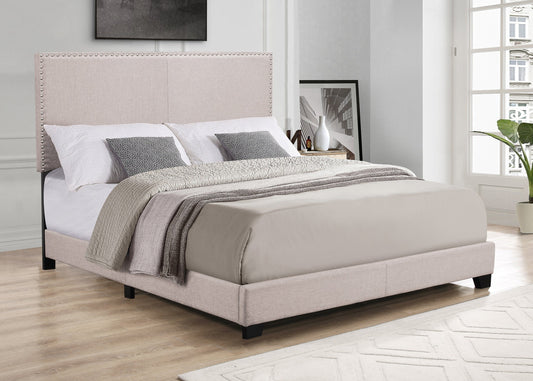 Arin Sand/Beige Linen King Bed