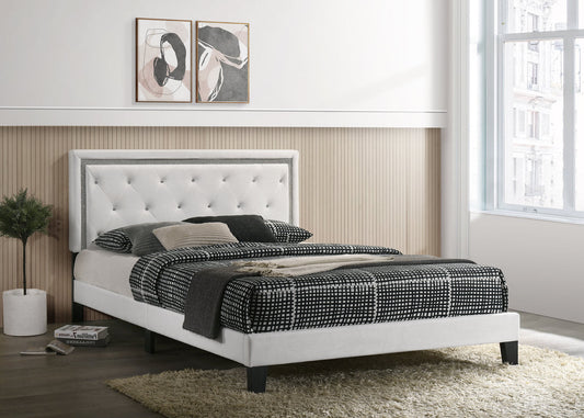 Armada White King Platform Bed