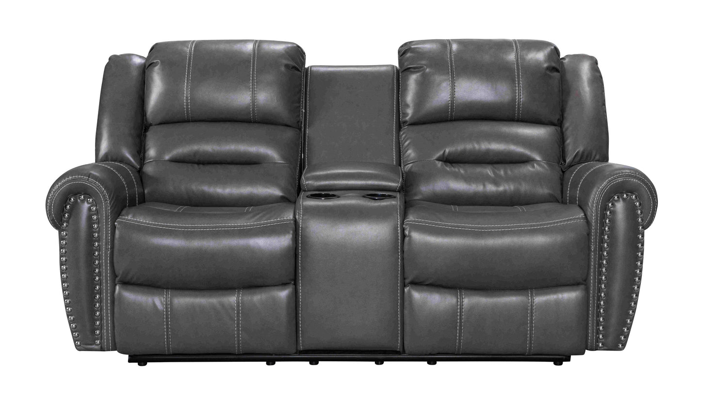 Lexington Gray 3-Piece Reclining Living Room Set