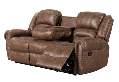 River Creek Brown 3-Piece Reclining Living Room Set