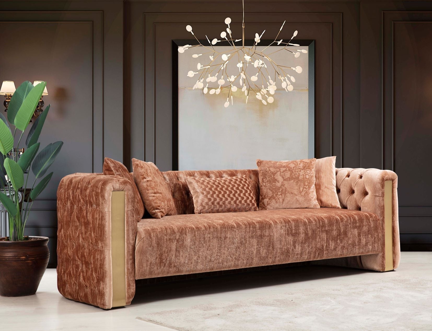 Scarlett Plush Sofa & Loveseat - Mattress on Demand