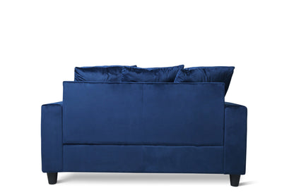 Cyndia Blue Velvet Sofa