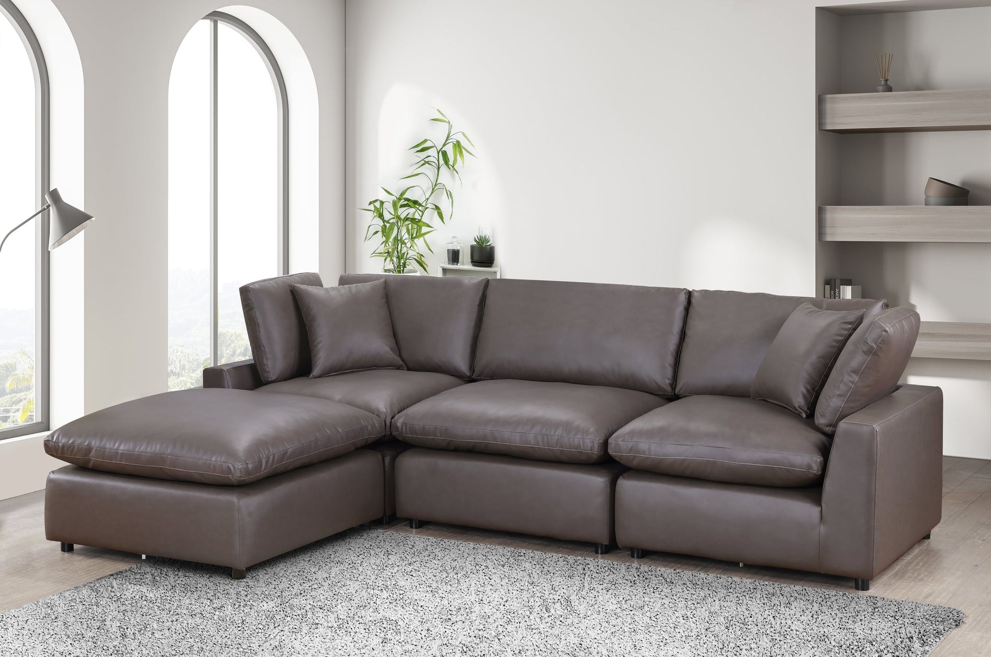 Sky Bronze Modular Sectional - Mattress on Demand