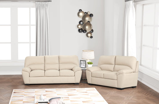 Tiffany Taupe 2-Piece Living Room Set