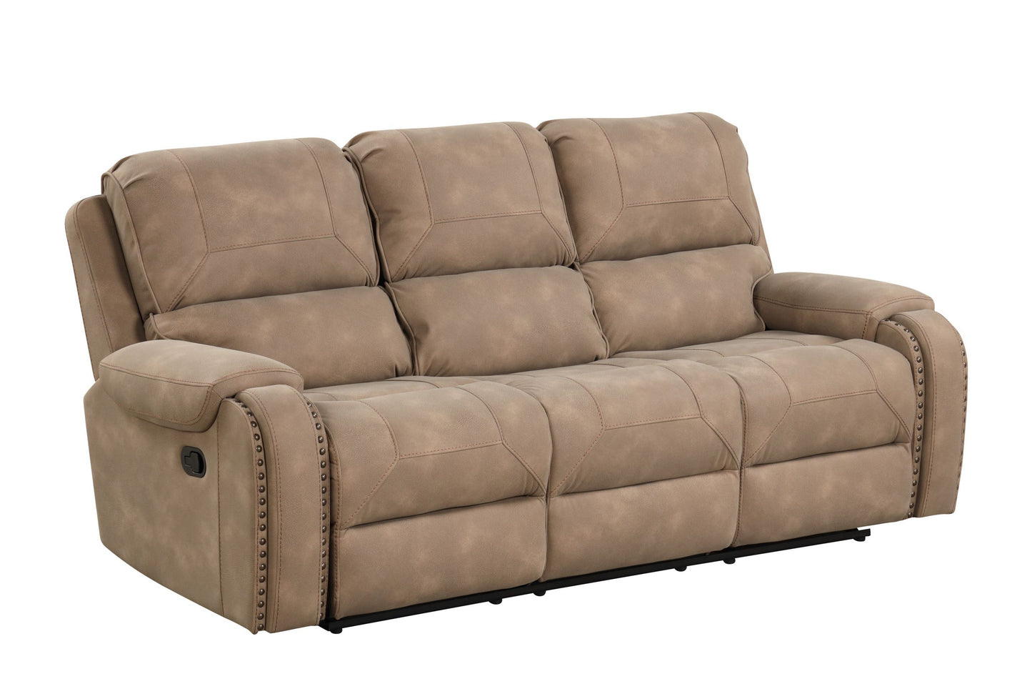 Titan Latte Oversized 3-Piece Reclining Living Room Set