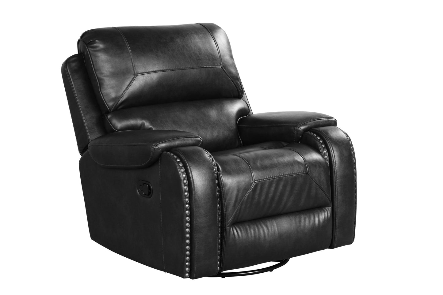 Titan Black Oversized 3-Piece Reclining Living Room Set