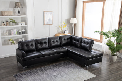 Vintage Black Sectional