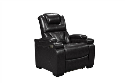 Woodland Black 3-Piece Power Reclining Living Room Set